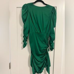 For Love and Lemons green long sleeved Mini dress